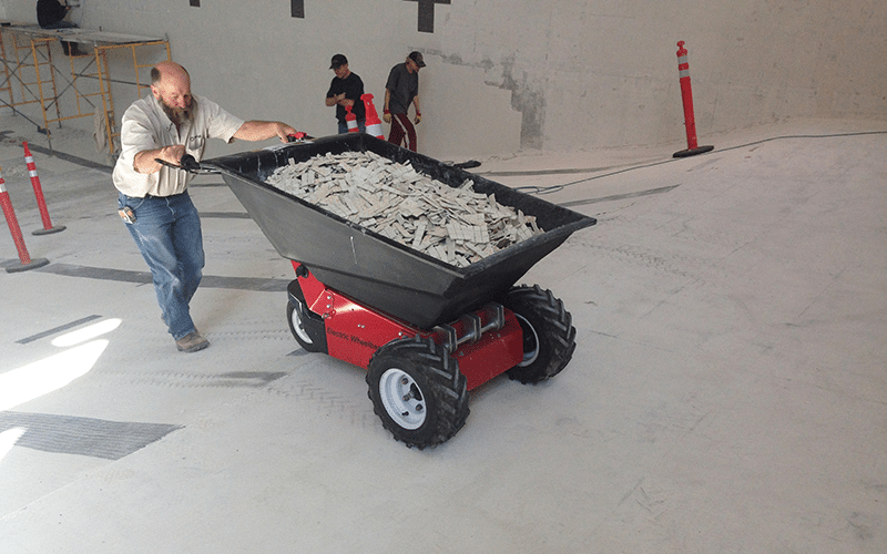 Rechargeable Electric Mini Wheelbarrow Buy or Hire DHS