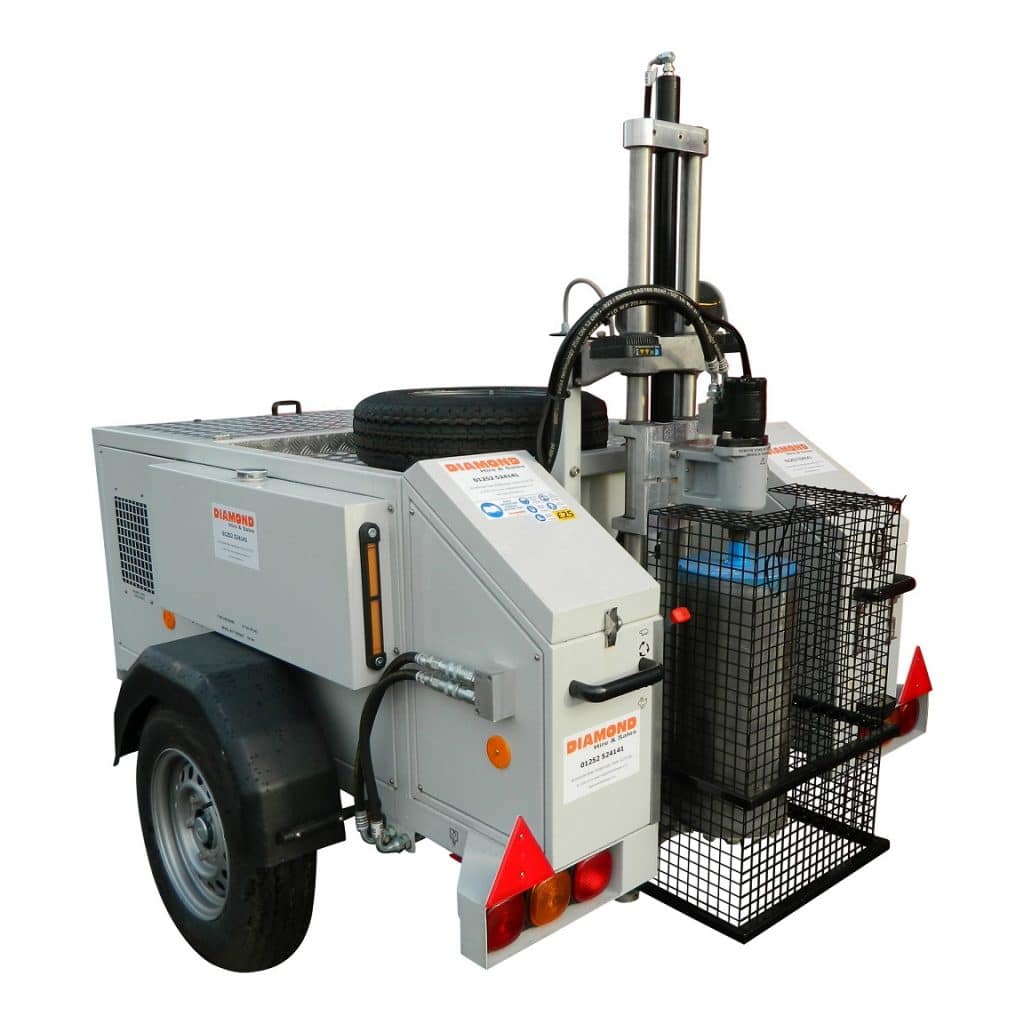 Trailer Mounted Diamond Drilling Rig 600mm Buy or Hire DHS