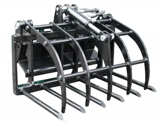 Hydraulic Manure Forks With Clamps 76mm